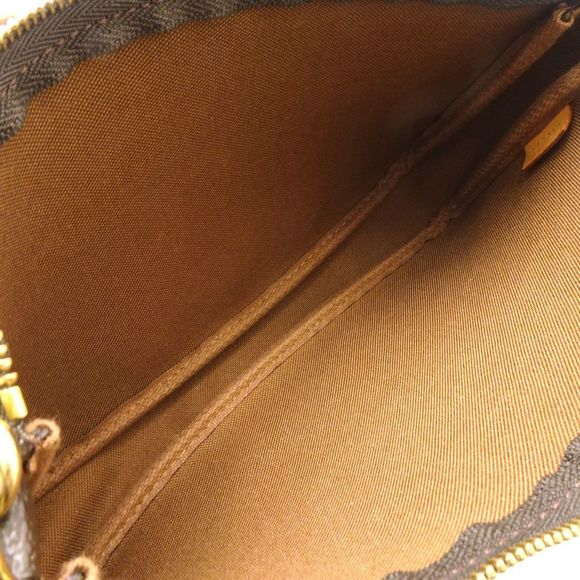 Louis Vuitton Monogram Pochette Accessoire Brown Accessory Pouch - Picture 8 of 8